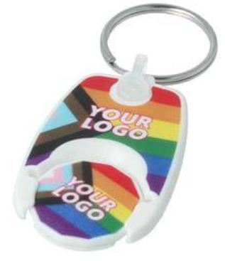 Promotional Pride Trolley Coin Keyrings